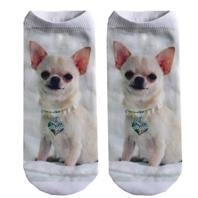 

Clothing ladies men 3D printing animal ladies cute cat low help socks comfortable casual fun cotton socks slippers short socks