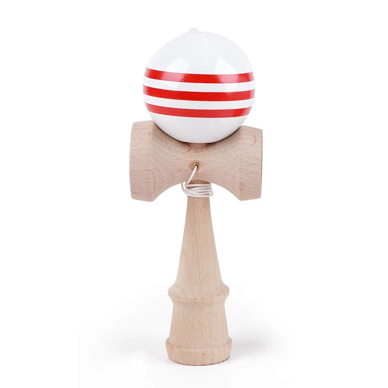 Kendama 18,5 см деревянные игрушки спортивная игрушка для игр на открытом воздухе шары жонглирование мяч игрушка для детей струны Профессиональный Kendama для взрослых - Цвет: 6924