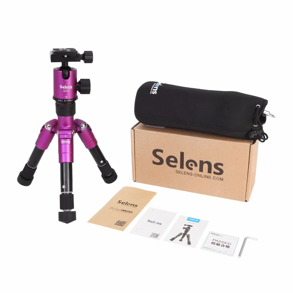 Mini 46.5cm 18.2 for Camera Travel Trip Shooting Rose Camera Monopod Al-Mg alloy Professional Tripod   (8)