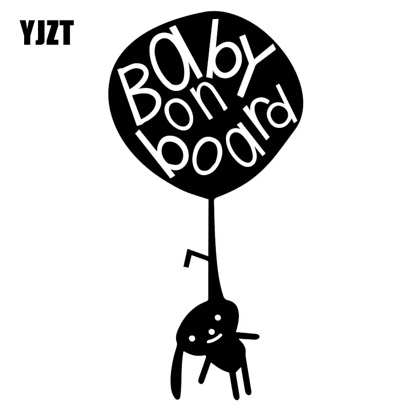 YJZT 7.9X15.7CM Baby On Board Safety Warning Car Sticker Funny Truck Window Bumper Vinyl Decal C25-0130 | Автомобили и мотоциклы