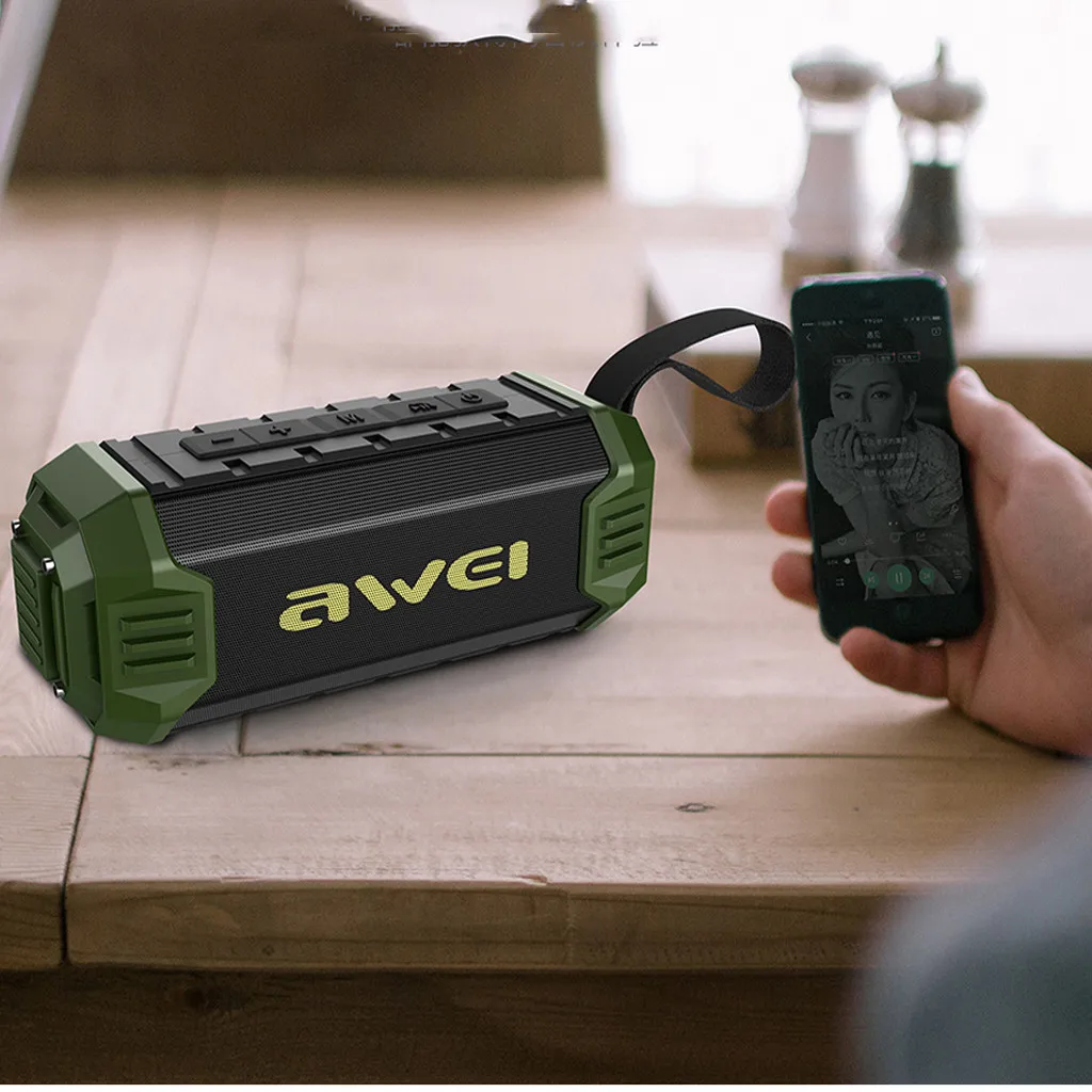 HIPERDEAL Bluetooth динамик стерео сабвуфер двойной громкий NFC микрофон портативный s 49
