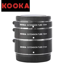 KOOKA KK-FT47 Copper Extension Tube Set TTL Auto Exposure for Olympus Panasonic Mirrorless 4/3 System Camera (10mm 16mm 21mm)