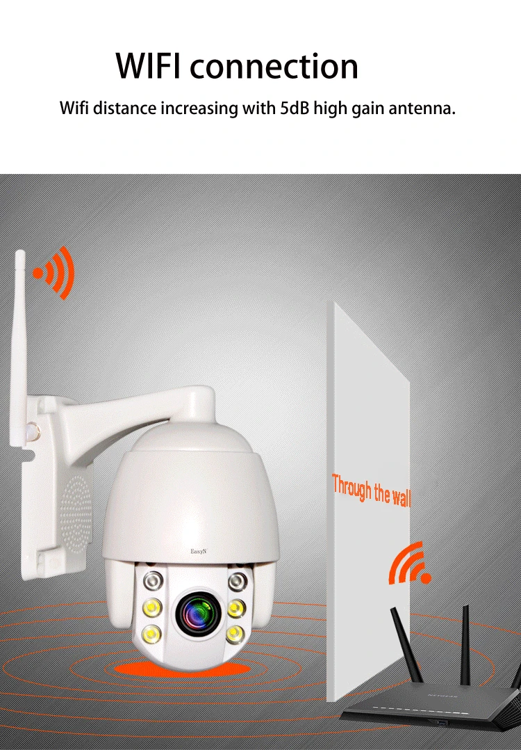 Yobang безопасности 1080 P 5x оптический зум Беспроводной IP камера Wi Fi металл открытый безопасности водостойкий видеонаблюдения Запись CCTV