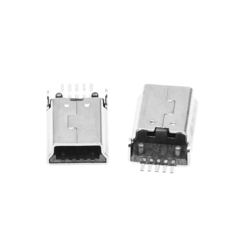 10 шт. мини usb Тип B штекер 180 Градусов 5 Контактный SMD SMT разъем для