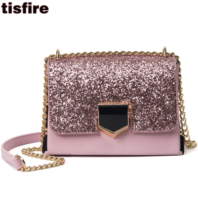 Vogue Bag 2017 Sequins Chain Shoulder Messenger Bags Leather Vogue Bag 2017 Sequins Chain Shoulder Messenger Bags Leather Handbag Fashion Handbags Shiny Gift Party
