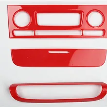 TTCR-II для Mercedes-Benz Smart Fortwo 2009- Автомобильная центральная консоль аксессуары для стайлинга автомобилей Автомобильная Наклейка ABS патч 3 шт