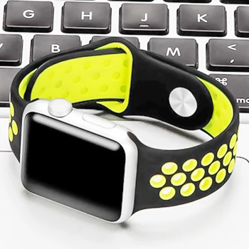 

Jakcom 42mm Silicone Strap for Apple Watch 5 4 3 2 1 Series Rubber Watchband for iWatch Apple Bracelet Wrist Accessories