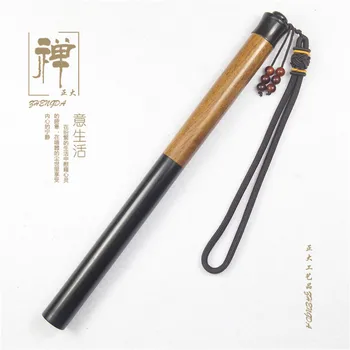 

Zhengda special ebony long screw cylinder barrel Grenadilla wood incense incense tube wood crafts custom