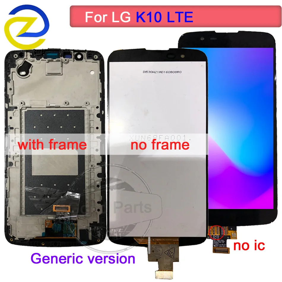 

100% Tested 5.3"Display For LG K10 LCD Touch Screen with Frame For LG K10 TV LCD Display K410 K430 K430DS K420N 420N K10 Lte