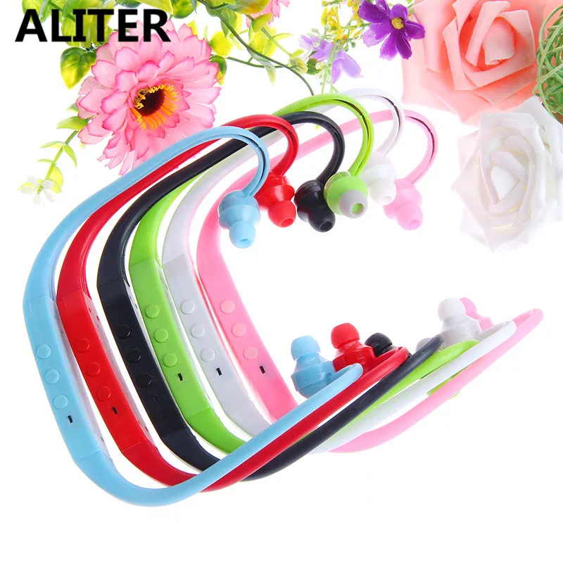 

ALITER New Sports Running Ear Hook Headphone MP3 Player FM Headset Loop gai