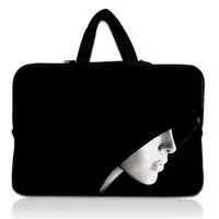 

Hot Design Cool Lady 12" Laptop Carry Sleeve Case Bag Cover With Hide handle Waterproof