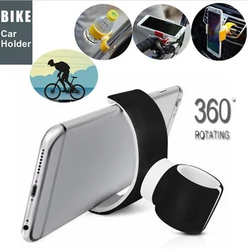 Universal GPS Mobile Cell Phone Holder Stands for Car Bike Bicycle Air Vent Mount 360 Degrees universal car swivel air vent mount holder for gps cellphone black