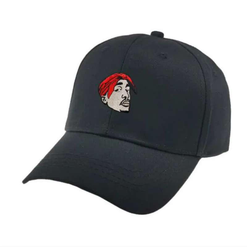 Бейсболка Tupac Shakur 2pac Dad, вышитая бейсбольная кепка с рисунком K Pop Snapback, Мужская шапочка из спандекса, бейсболка в стиле хип-хоп, Прямая поставка