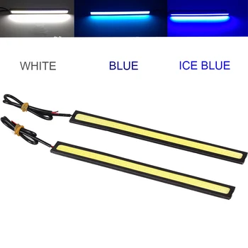 

Waterproof Slim COB light Car LED Lights 12V for DRL Daytime Running Fog Driving White/Blue/Ice Blue Lamp