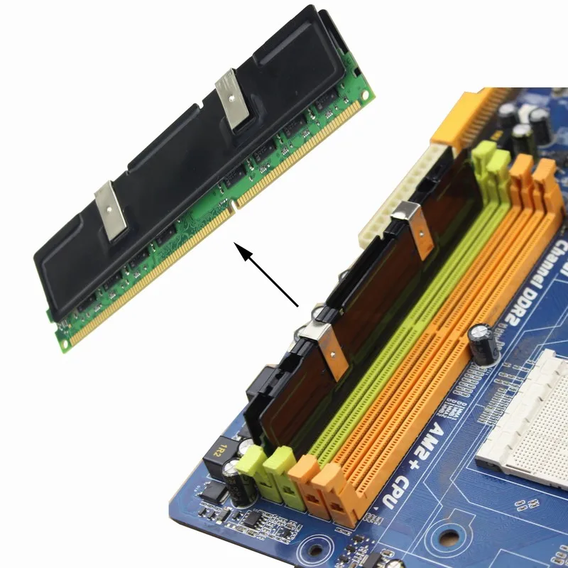 

10 Pieces/lot Aluminum RAM Memory Cooler PC DDR DDR2 DDR3 Heatsink