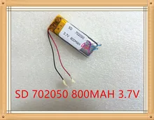 Litowa bateria energetyczna 3.7 V bateria litowo-polimerowa 702050 800 MAH ruchu długopis z funkcją nagrywania bezprzewodowy zestaw słuchawkowy