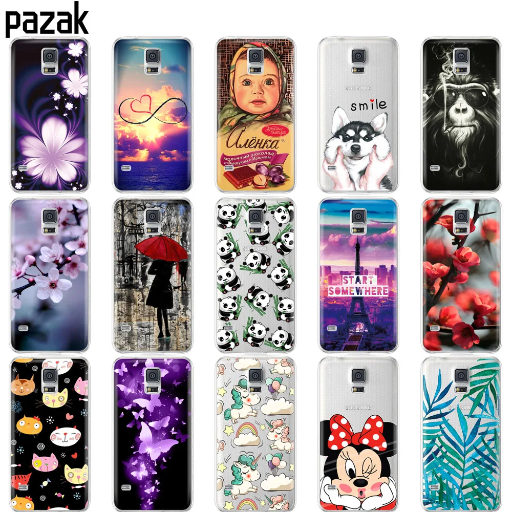 

Silicone case For Samsung Galaxy S5 Case phone Cover For Samsung S5 Neo Case Capa For Samsung S5 i9600 SM-G900F pop painting bag