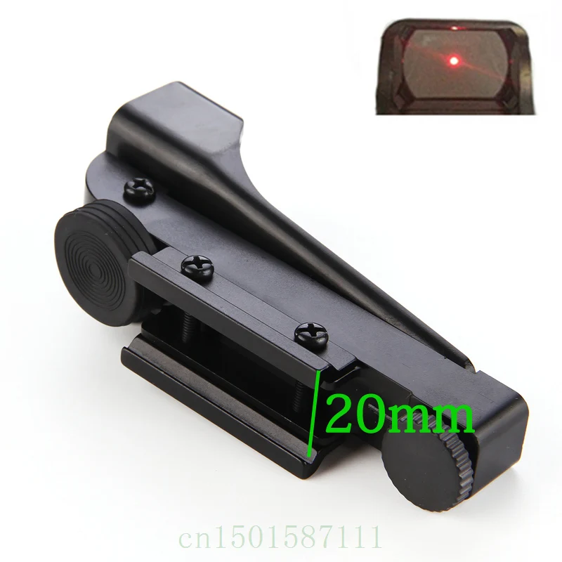 

Free Shipping Tactical Reflex sight Red Dot Sight Scope Wide View Airgun 1x20x30 Riflescope Airsoft for 20mm Weaver Rail Mounts