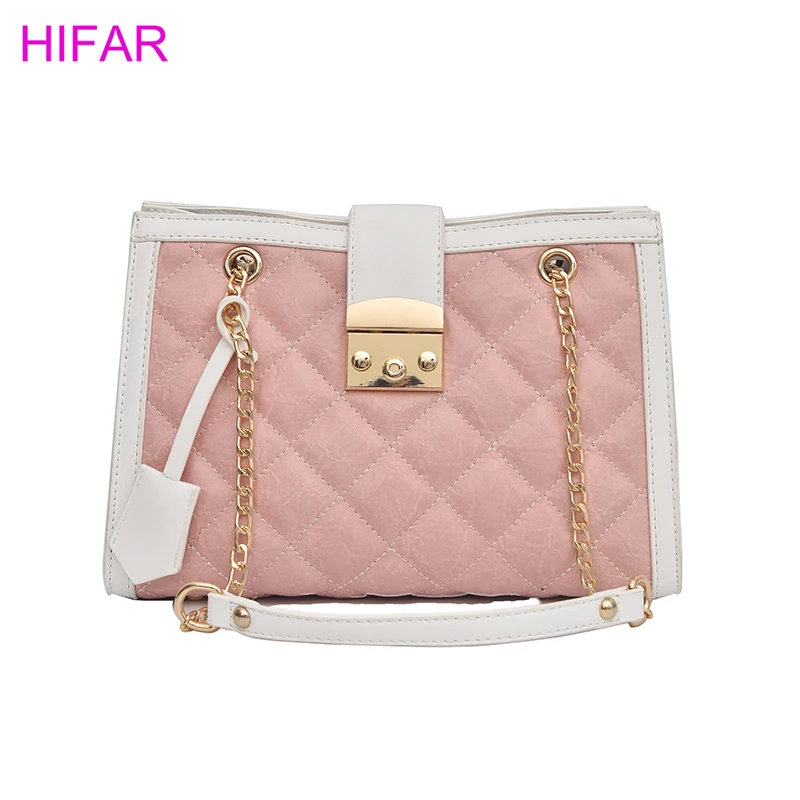 

European style retro handbags 2018 Fashion New High-quality PU leather Women's Designer Handbag Big Tote bag Chain shoulder bag