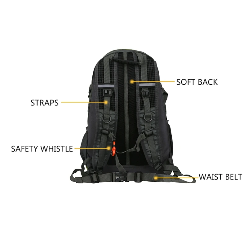 

18L LED Backpack Wireless Remote Control Turn Signal Warning Lamp USB Rechargeable Bag