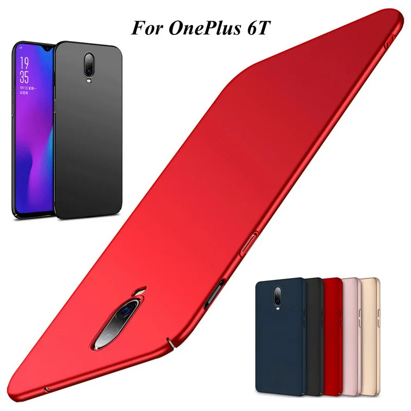 

Ultra Slim Frosted Matte Phone Case For One Plus 6T 6 Hard PC Plastic Back Cover For oneplus 5 5T 3 3T 6t Anti-skid Accessories