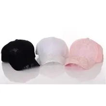 Стиль популярная женская бейсболка s кружевные шляпы от солнца Кепка из воздухопроницаемой сетки Gorras летняя кепка для женщин Snapback Casquette