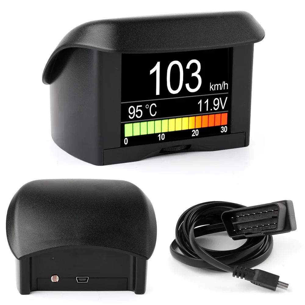 Ancel A202 On board Computer For Car OBD2 Digital Display Fuel Consumption Speed Voltage Water Temperature Gauge OBD HUD Display-in Code Readers