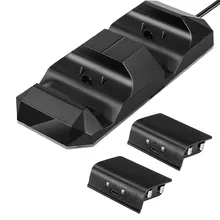 Двойная зарядная док-станция+ 2 аккумулятора для Xbox One/S/X контроллера