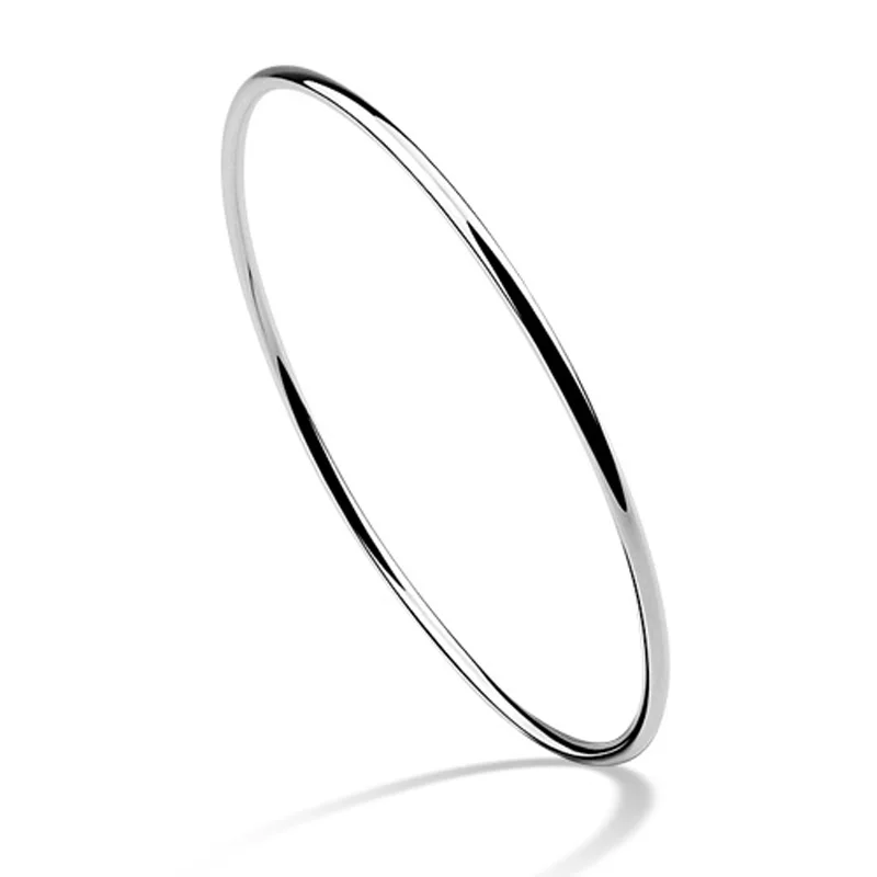 Новый модный браслет с широким браслетом DIY2MM. Прочный женский из серебра 925 пробы.