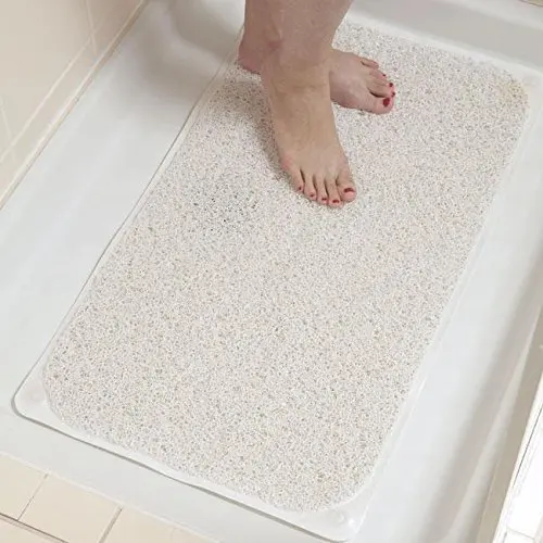 Резиновая люфа коврик для ванной Нескользящая лента коврики для ванной комнаты вода течёт ванная комната ковер с всасывающим коврик из ПВХ для душа массаж ног как ТВ