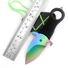 Never Fad fixed blade Neck knife camping survival Pocket knives tactical hunting Keychain folding knives Multi Knife EDC tool
