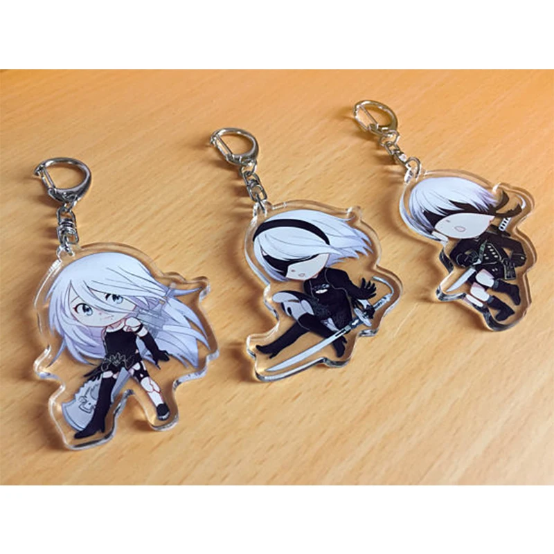 

1pc custom keychain personalized clear acrylic badge any character anime gifts badge