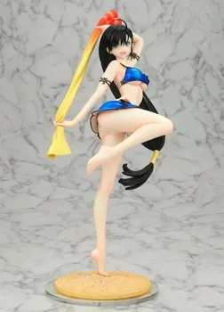 

26cm Anime Game Action Figure Shining Blade Sexy Beach Girl Sakuya Blue Swimsuit Bikini Ver Model PVC Collectible Decoration Toy