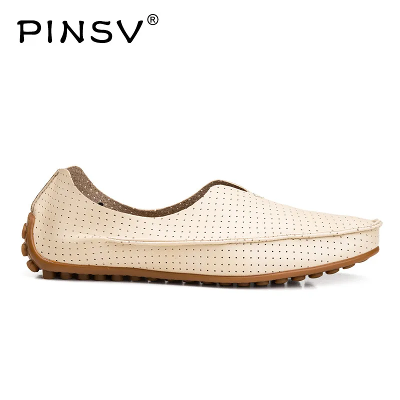 

PINSV Loafers Men Shoes Casual Red Men Driving Shoes Slip On Flats Leather Shoes Men Loafers Big Size 38-47