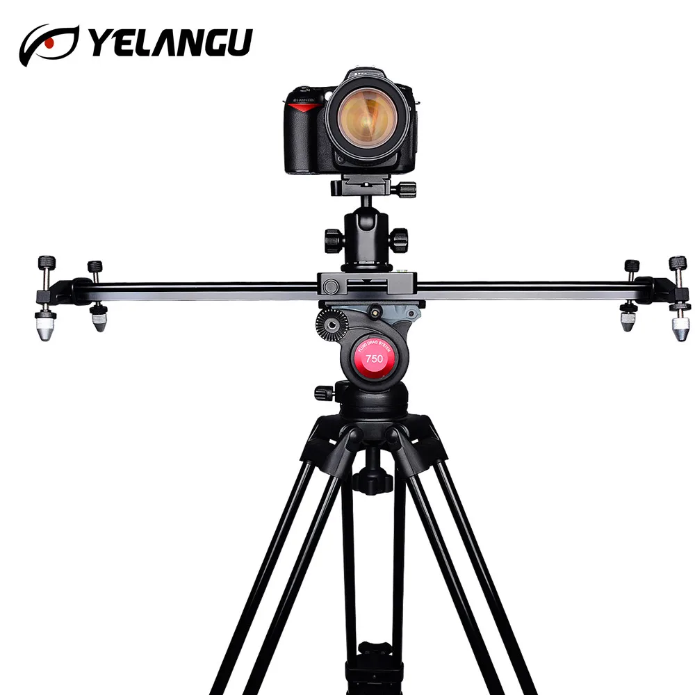 YELANGU DSLR Camera Track Dolly Slider Video Stabilization Rail System