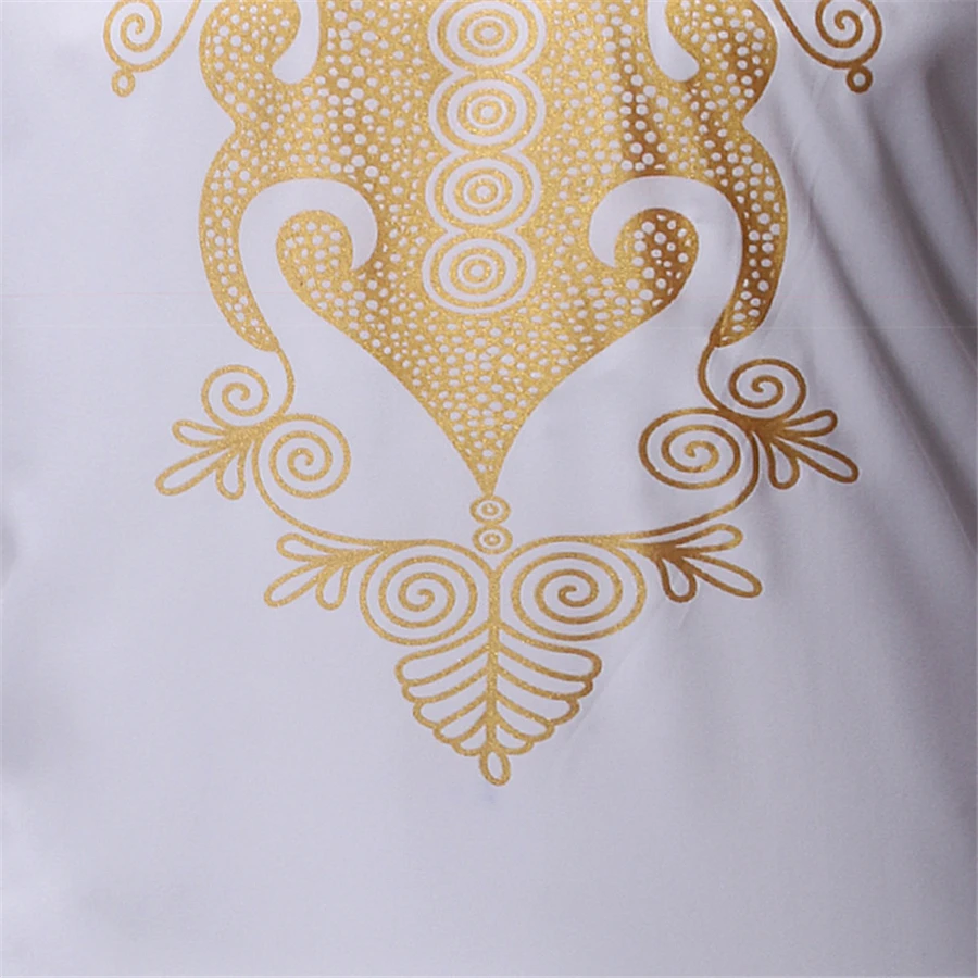 BAIBAZIN New African Men's Clothing Long-sleeved Shirt Men's Gilded African Wind Men's Shirt