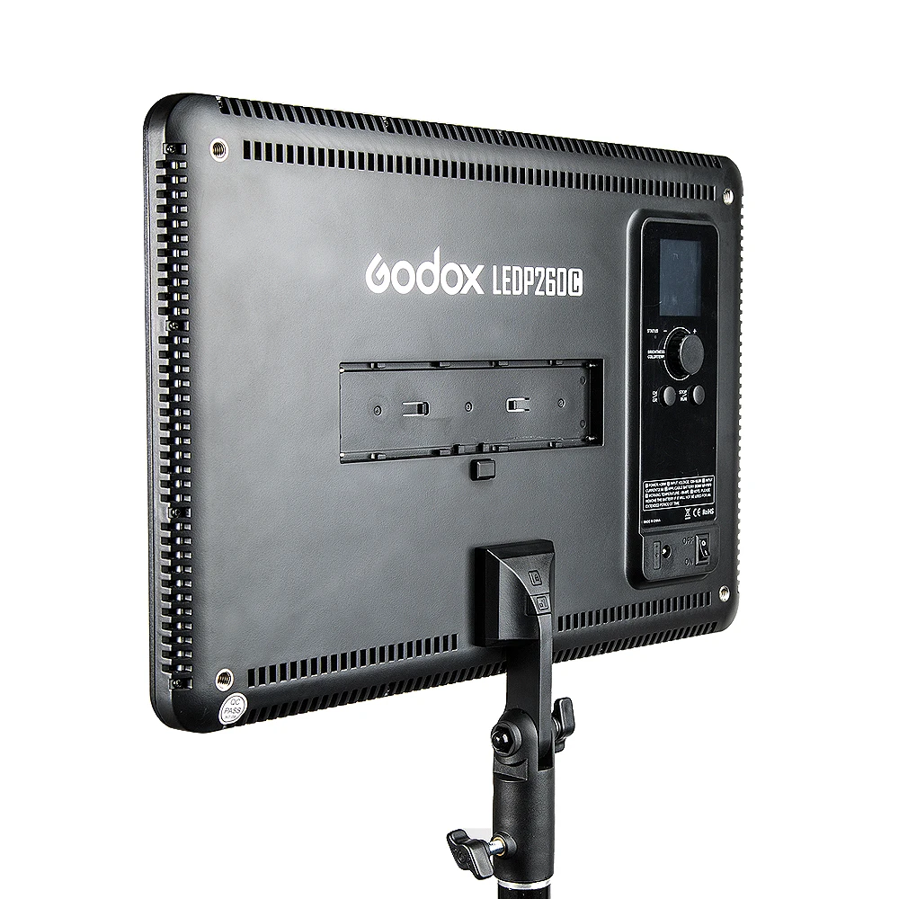 Godox LEDP-260C Portable Dimmable 260 LED Video Light with Adjustable Color Temperature 3300K-5600K for DSLR Camera Camcorder (10)