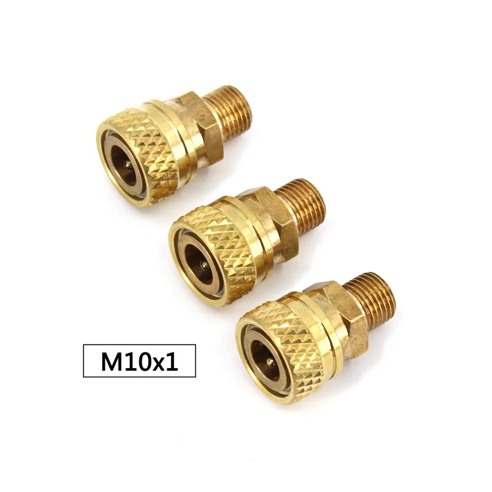 

PCP Airforce Paintball High Pressure 8MM M10x1 Thread Male Thread Quick Disconnect Coulpling Copper Air Refill Socket 3pcs/lot