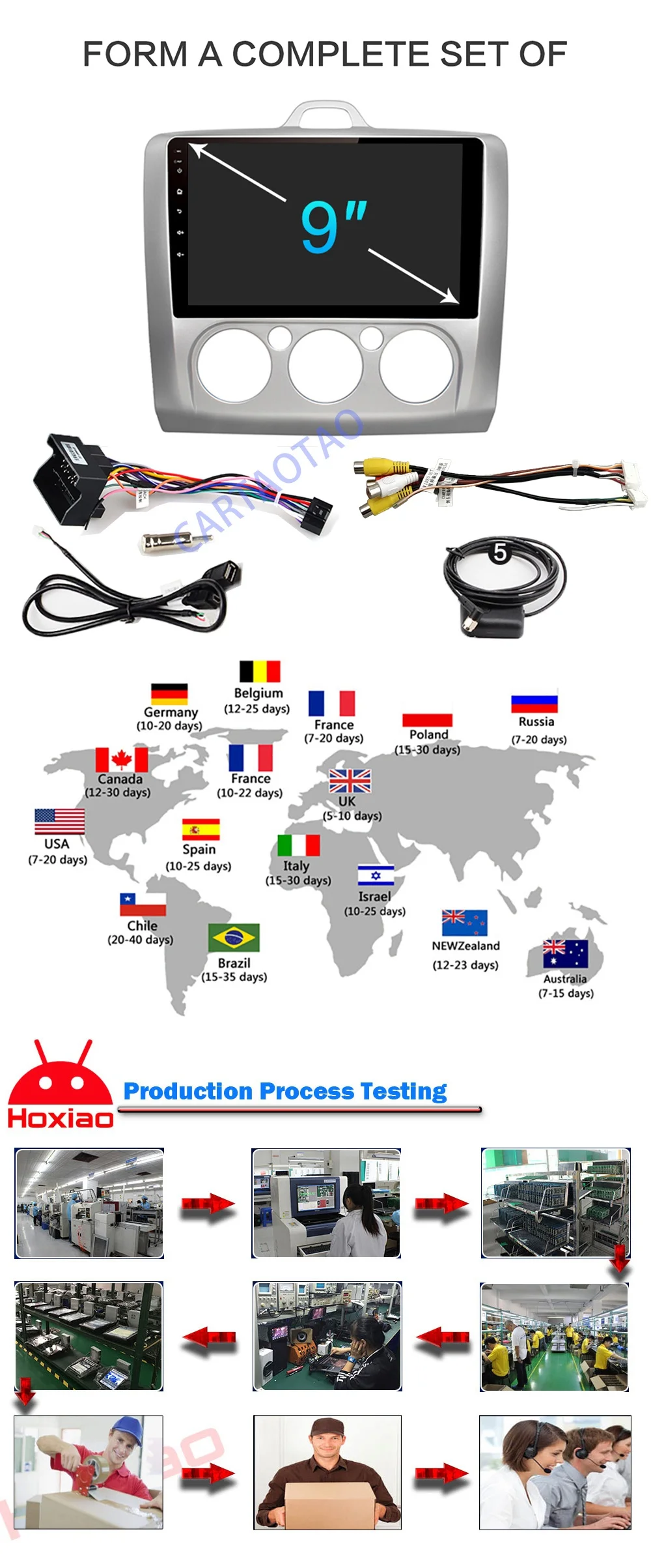 2.5D 2DIN Android автомобильный Радио мультимедийный плеер для Ford Focus EXI MT MK2 MK3 2004-2008 2009 2010 2011 Стерео gps навигация WiFi