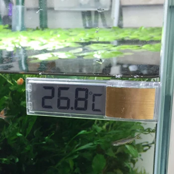 

LCD 3D Digital Electronic Aquarium Thermometer Fish Tank Temperature Gauge