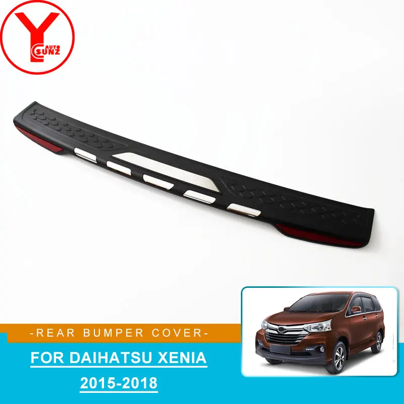 ABS Автомобильный задний бампер протектор Наклейка для губ daihatsu xenia 2015 2016 2017 2018