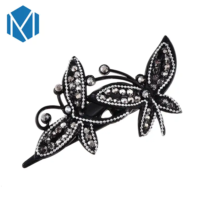 M Mism New 7 Types Girls Flower Tie With Diamond Hair Accessories