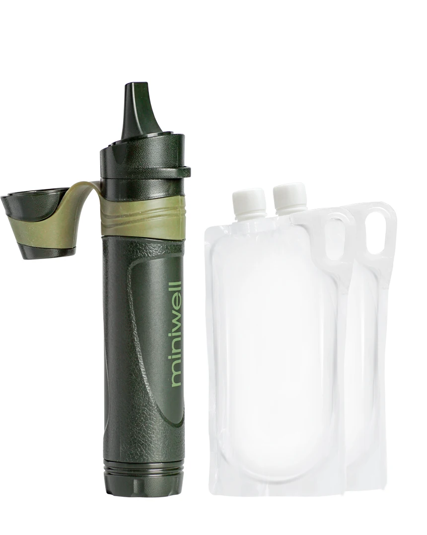 Purificação de Água Tomado em Viagem ao ar Miniwell Palha Equipamento Livre L600 18 Miniwell l600 purificação de água palha equipamento tomado em viagem ao ar livre