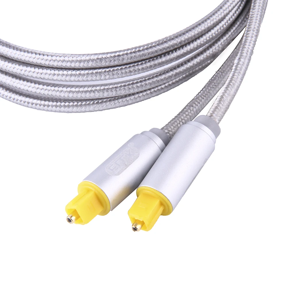 Новый 2 м 6 фута Цифровой оптический аудио кабель Toslink S/PDIF шнур от EMK|toslink cable|digital