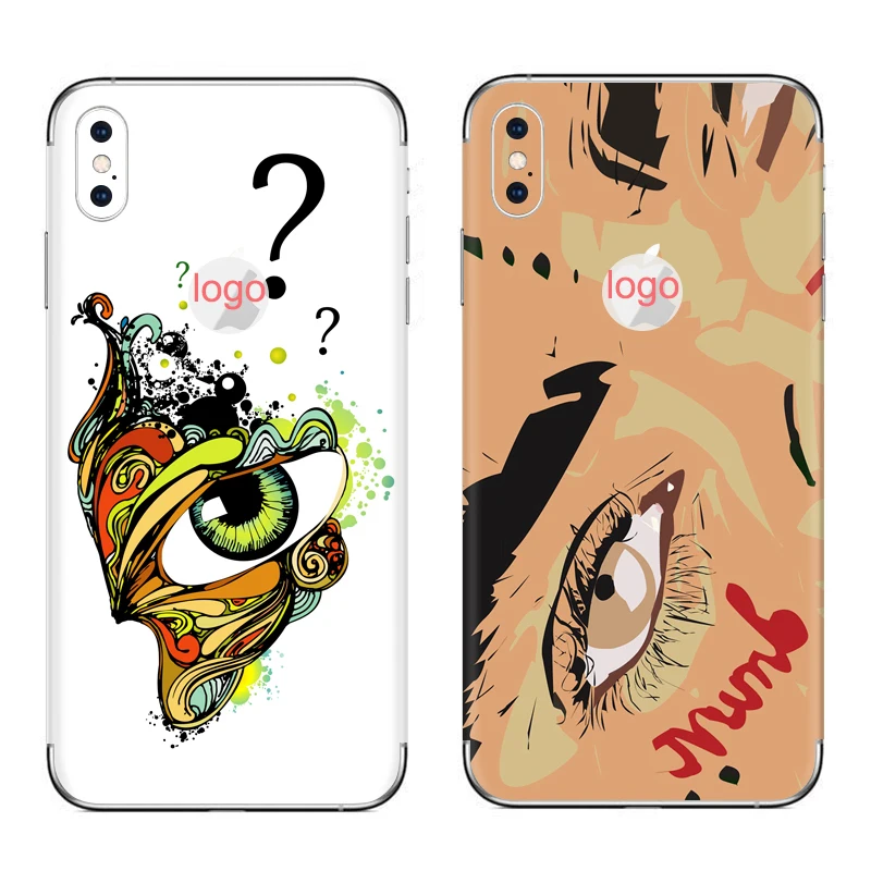 GOOYIYO для iPhone X XS стикер телефона Max XR DIY наклейка 3 м виниловый цветной чехол 6 6S 7 8 Plus