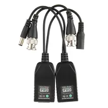 Pair Transmitter Receiver Cable UTP RJ45 Passive Video Balun for CCTV Camera