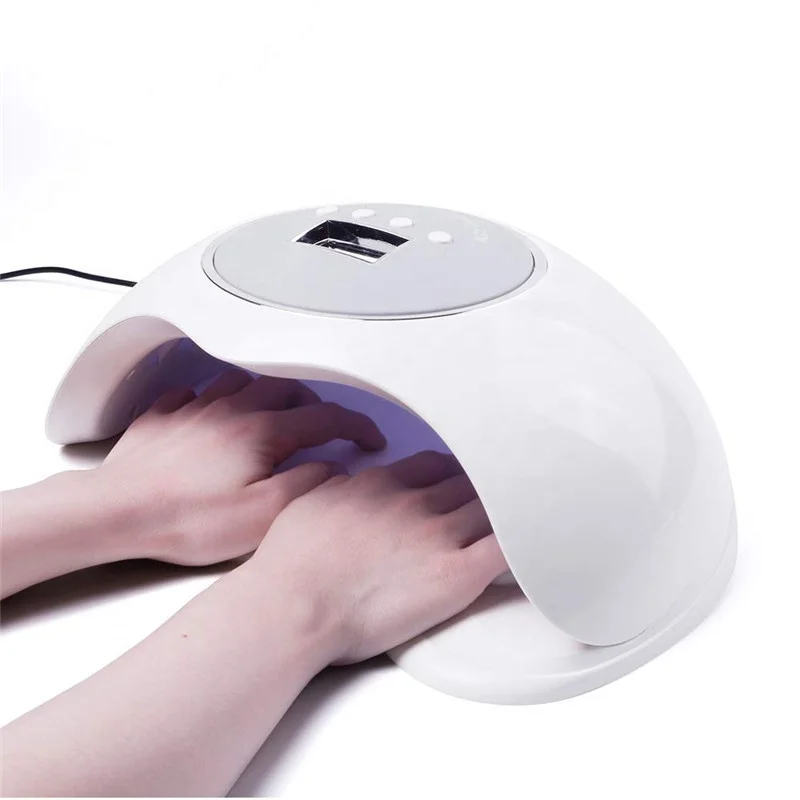 72W Professional Nail Dryer Large Space Double Hand UV LED Nail Gel