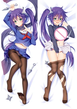 

September update Japan Anime Yuuna and the Haunted Hot Springs Ameno Sagiri Dakimakura pillow cover case hugging Body pillowcase