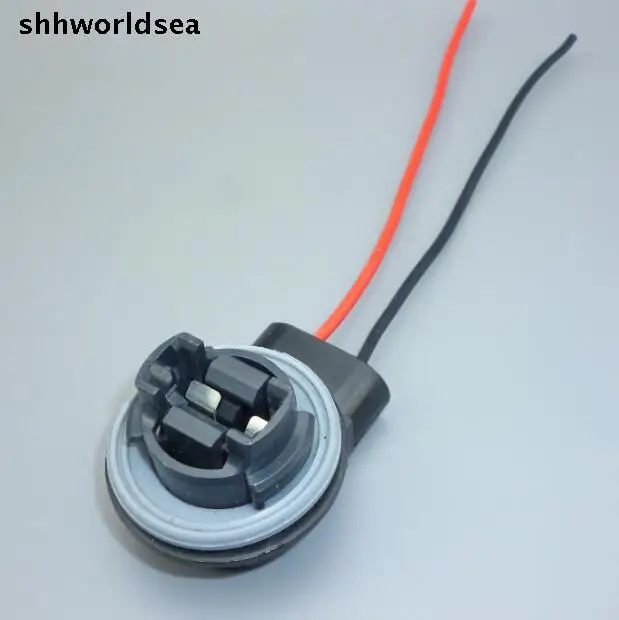 Shhworldsea 2/5/50/100 шт. 3156 лампочка Торцевая розетка сигнальный сигнал поворота жгут