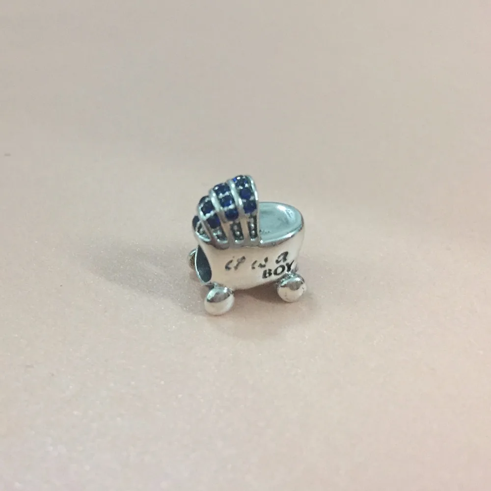 Женские серебряные подвески в виде коляски для детской коляски|silver charms|charms baby925